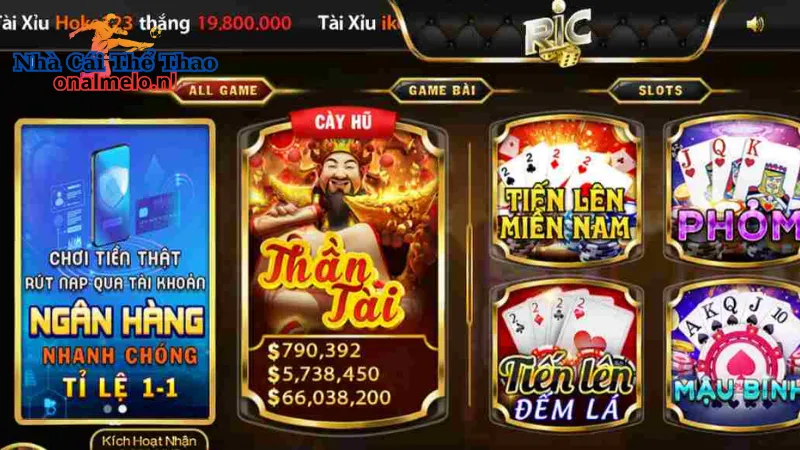 Vài nét tổng quan về game bài dổi thưởng uy tín Ric win