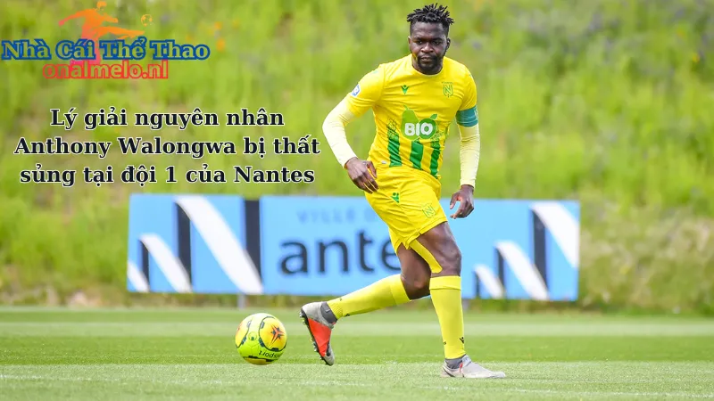 Lý giải nguyên nhân Anthony Walongwa bị thất sủng tại đội 1 của Nantes